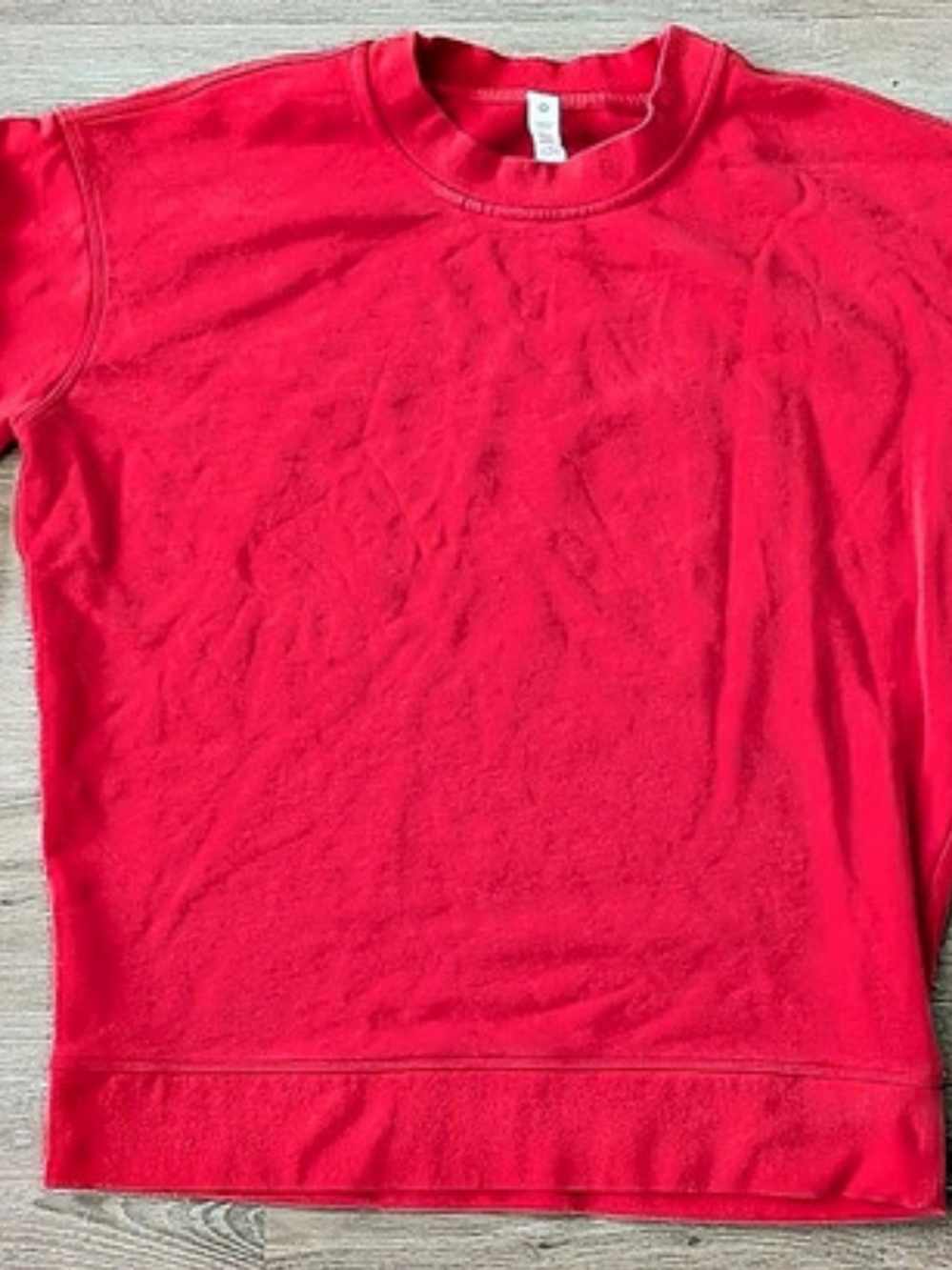 lululemon Perfectly Oversized Crew Sweatshirt Red Size 2